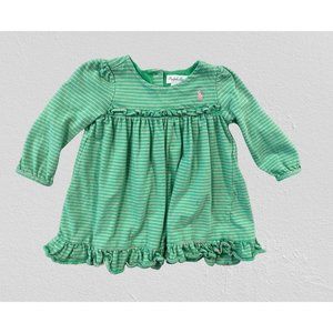 Ralph Lauren Striped Baby Girl Dress (Size 6 Months)